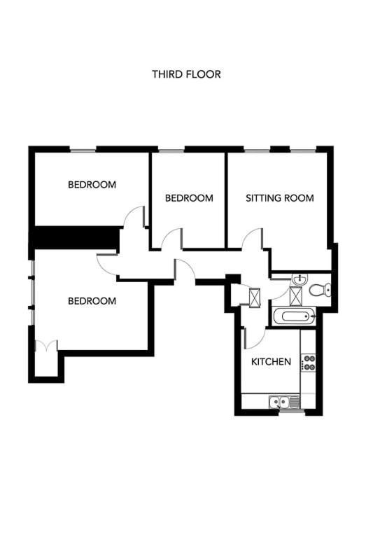 Beautiful Character 3 Bed City Centre Apartment Bath Esterno foto